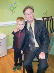 One year ago:  Nate dressed up for school in celebration of my first day on the job.