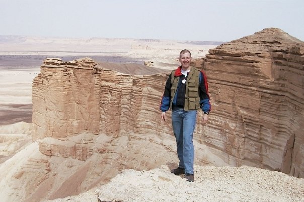Then Major Mike Downs at the Grand Canyon of the Middle East.